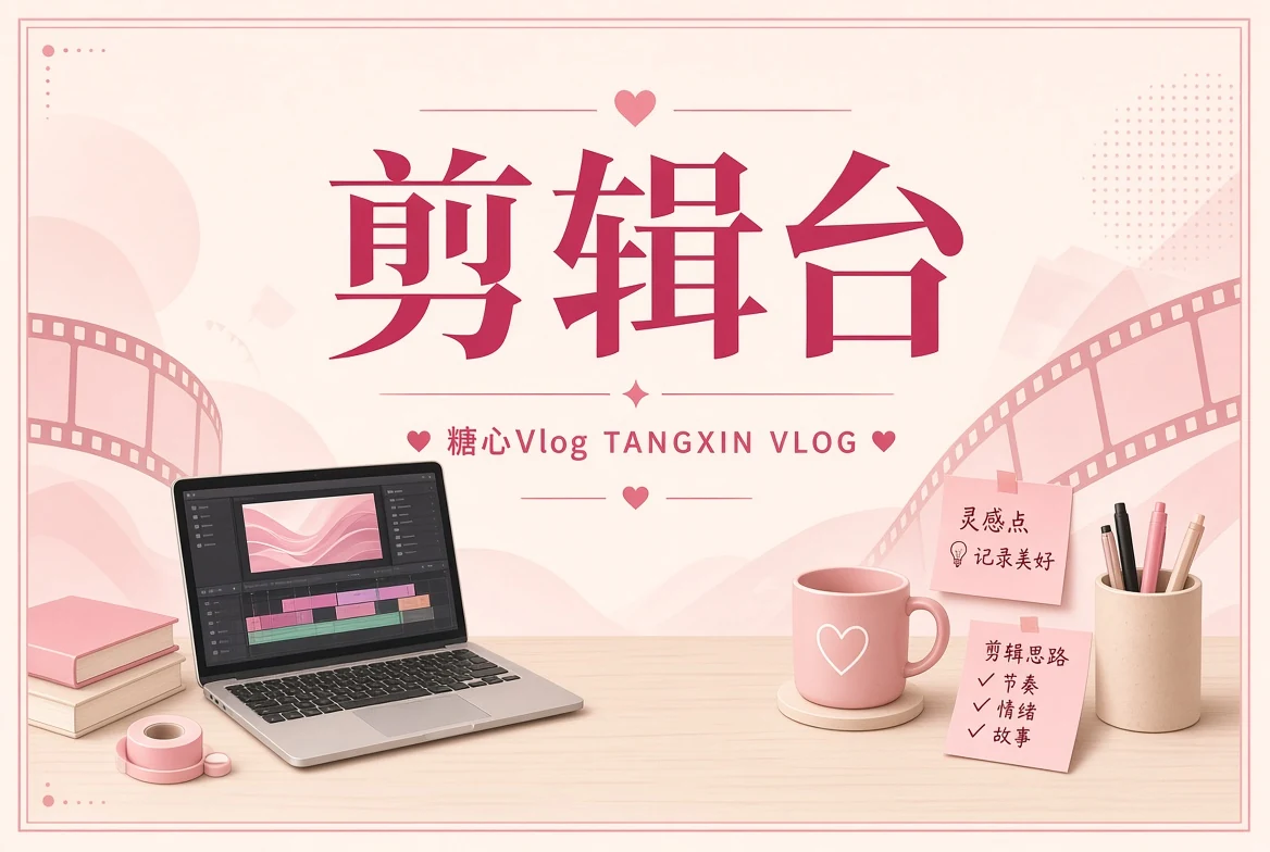 剪辑与内容整理工作台